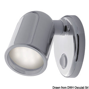 Batsystem Tube Leuchte aus verchromtem ABS 12 LEDs – Marine Infinite Shop