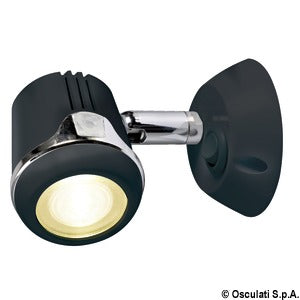 Schwenkbare Leuchte, schwarz HI-POWER LED 12/24 V – Marine Infinite Shop