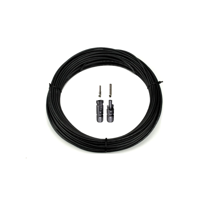 4mm² Solarkabel (L) + 2 x MC4 Stecker Set lose (5 Meter)