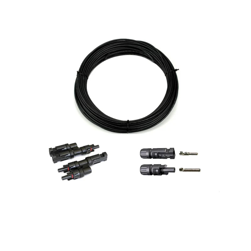 6mm² Anschluss Set III - 3 Module parallel 15 Meter