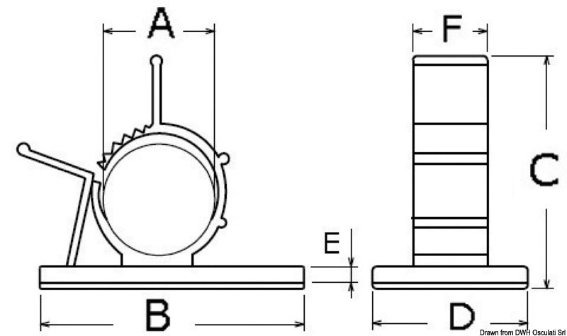 Kabelbinder, selbsthaftend Ø 22/25,4 mm – Marine Infinite Shop (2/3)