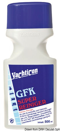 GFK energisches Reinigungsmittel für glasfaserverstärkten Kunststoff und ABS YACHTICON – Marine Infinite Shop