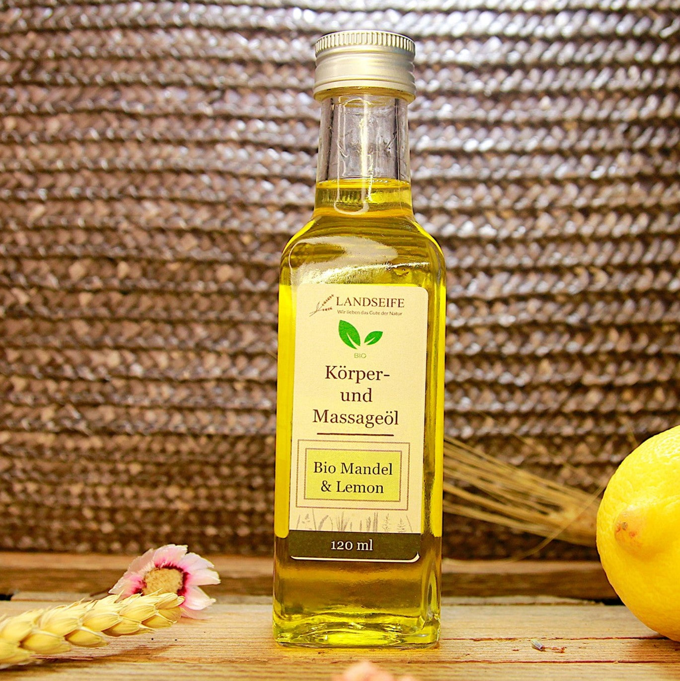Bio Körper- und Massageöl Mandel & Lemon