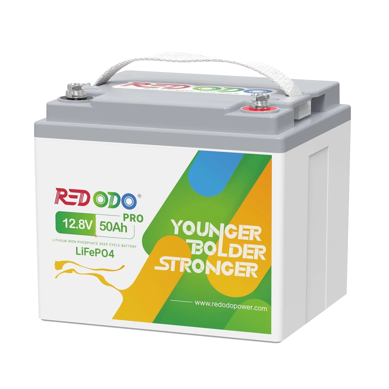 Redodo LiFePO4 12V 50Ah Pro Batterie Akku BMS