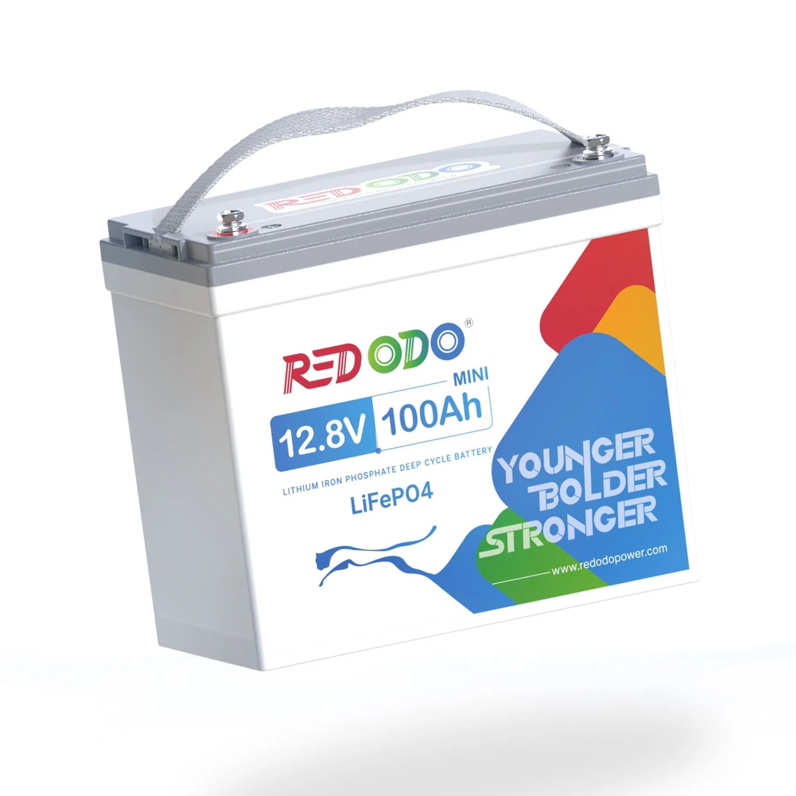Redodo LiFePO4 12V 100Ah Mini Batterie Akku