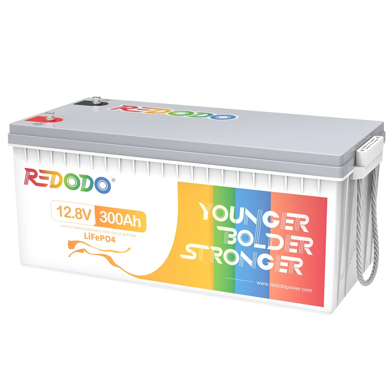 Redodo LiFePO4 12V 300Ah Batterie Akku BMS