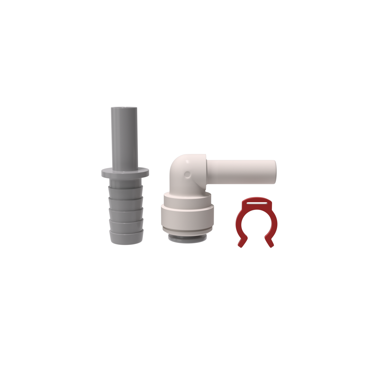 Anschluss 90° Einsteck-Schlauchtülle 12 mm für UV-C LED und OEM – Marine Infinite Shop