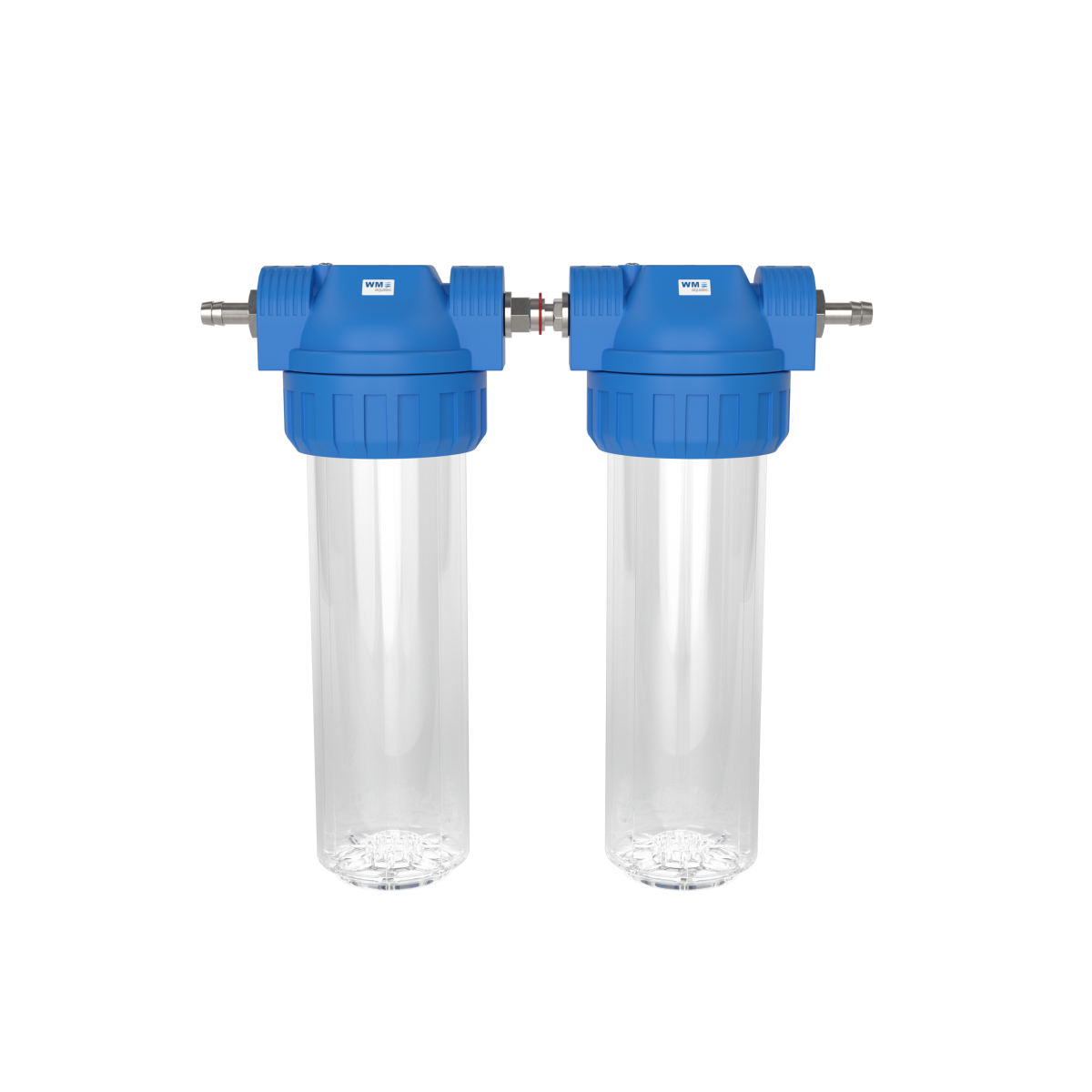 Doppel-Wasserfilter-Gehäuse (Größe M); Anschluss: Schlauchtülle 12mm – Marine Infinite Shop