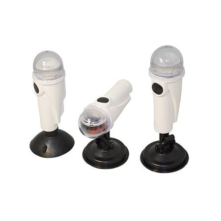 LED-Akku-Positionsleuchte weiß mit Saugfuß – Marine Infinite Shop