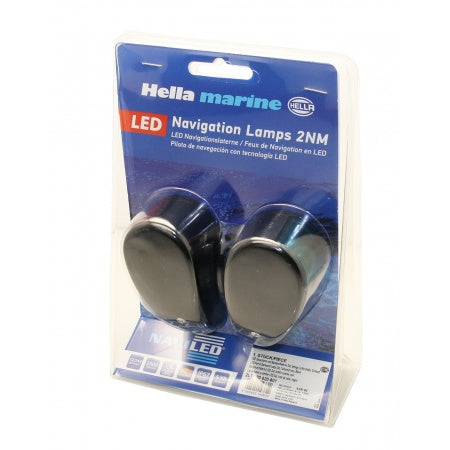 HELLA Positionsleuchte NaviLED Deck Mount Backb/Steuerb, 0,5m weiß Paar – Marine Infinite Shop