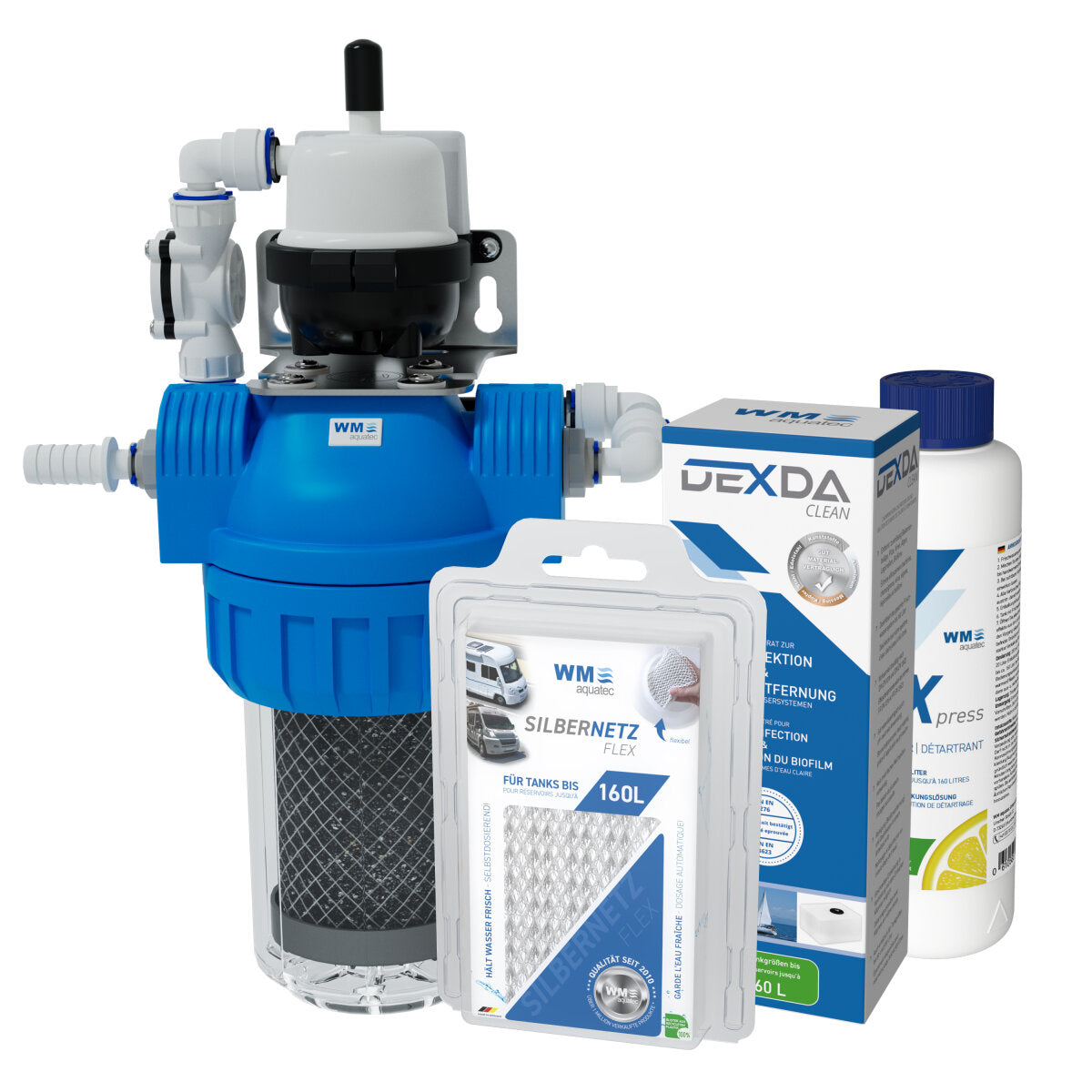 Komplett-Lösung Wasserhygiene UV-8 eco für Tanks bis 160 Liter (*) – Marine Infinite Shop