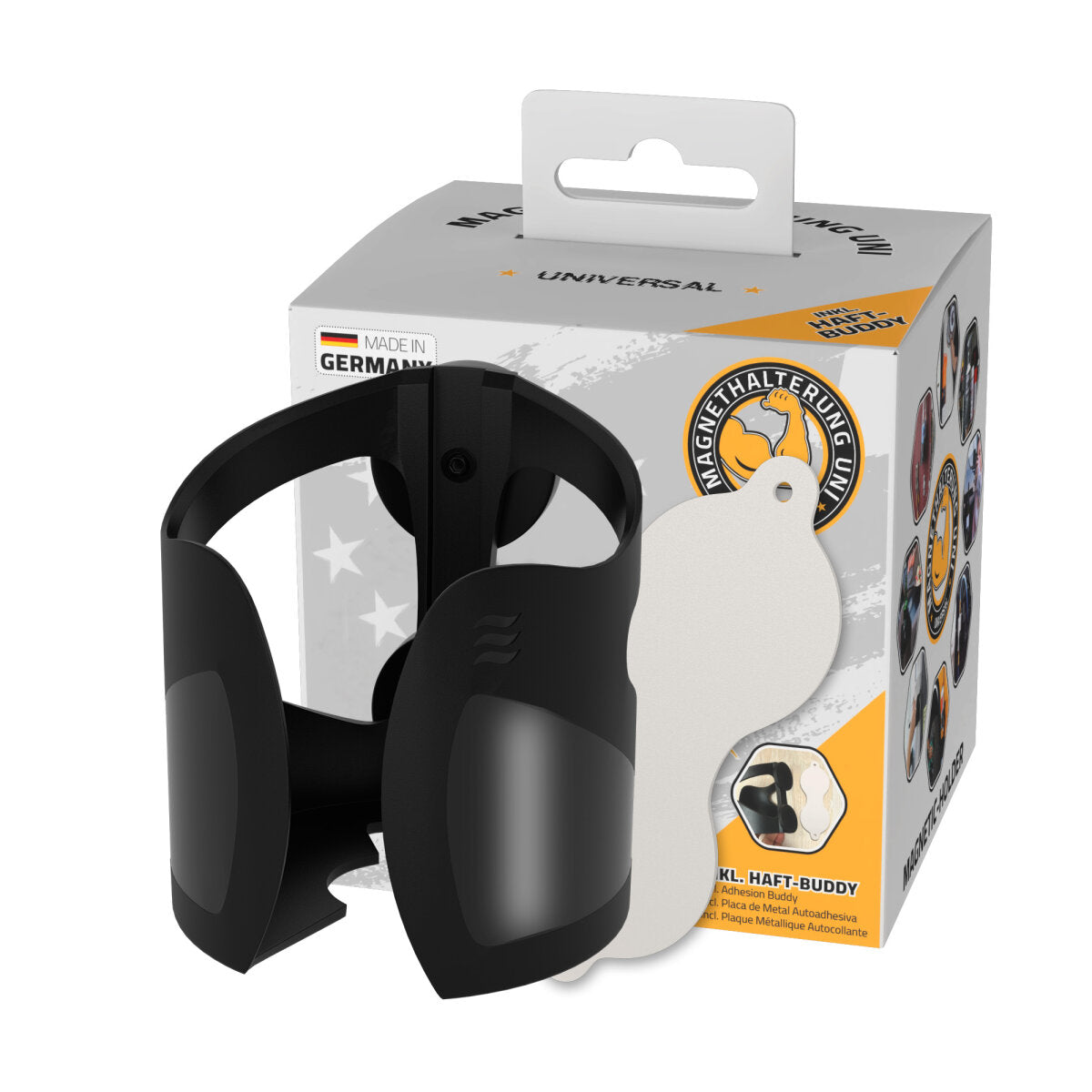 Magnethalterung UNI inkl. Haft-Buddy (Weiß) – Marine Infinite Shop