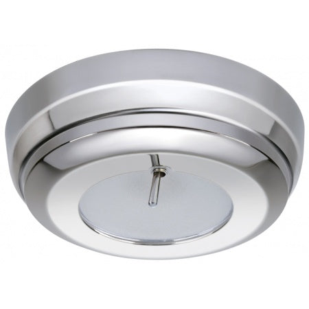 QUICK LED-Deckenleuchte Sandy C A4 12/24V 90mm, warmweiß, poliert – Marine Infinite Shop