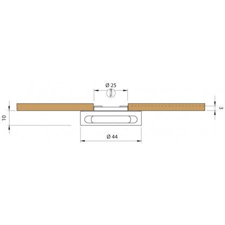 QUICK LED-Wandleuchte Grace 1L A4 12/24V 44mm, warmweiß, poliert – Marine Infinite Shop