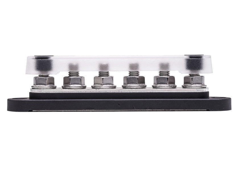 Sammelstützpunkt mit Gehäuse / 6x M8 / schwarz – Marine Infinite Shop