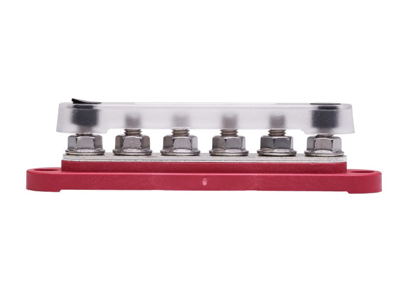 Sammelstützpunkt mit Gehäuse / 6x M8 / rot – Marine Infinite Shop