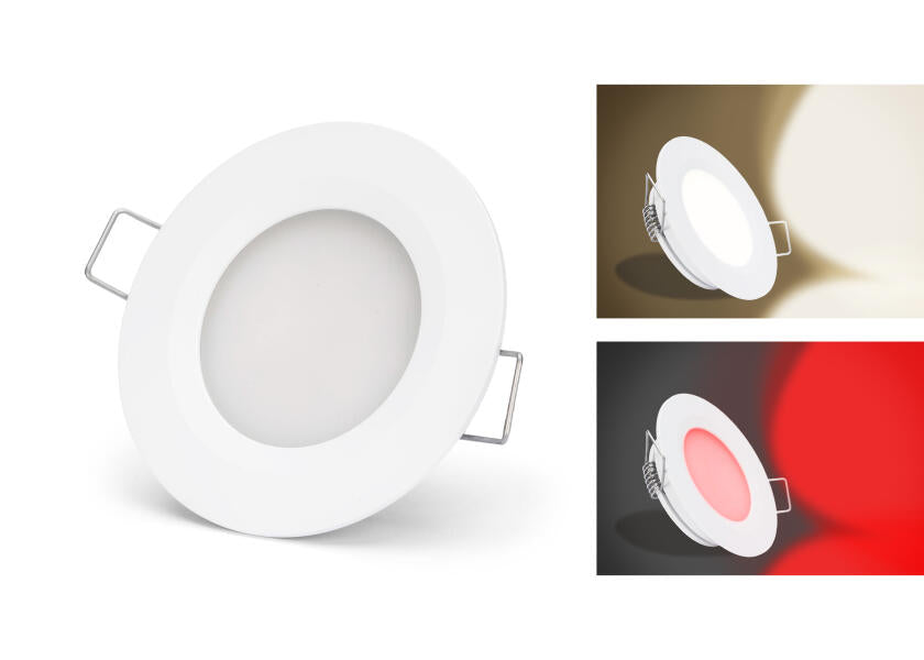 LED-Deckenleuchte / weiß/rot umschaltbar – Marine Infinite Shop