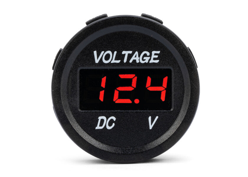 Voltmeter / Einbau / rund / 12/24V – Marine Infinite Shop