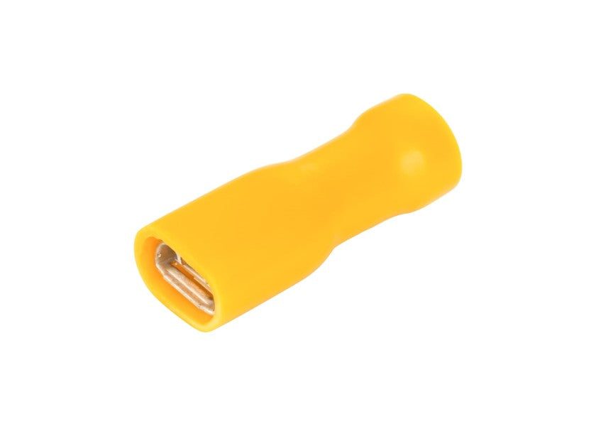 Flachsteckhülsen / Gelb / 4,0 - 6,0 mm² / 50 Stck. – Marine Infinite Shop