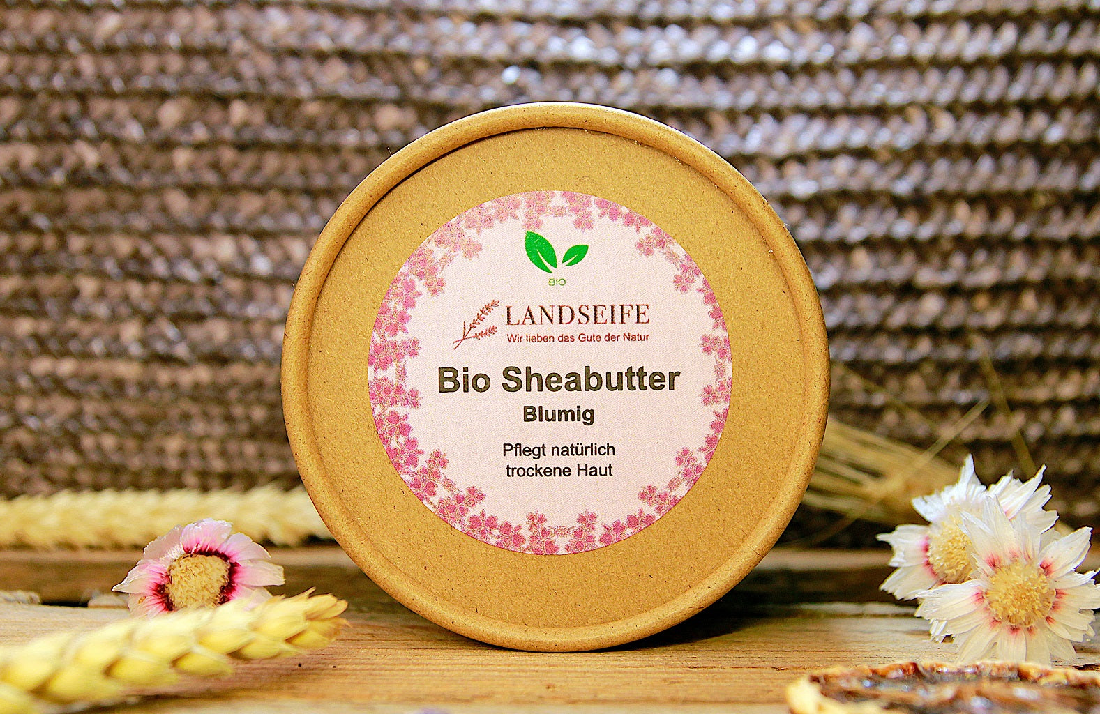 Organic Shea Butter Floral - natural skin care with rose geranium scent