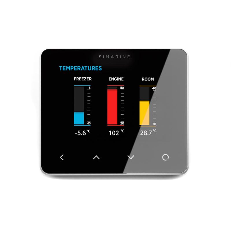 Simarine PICO Batteriemonitor - ohne Rahmen silber – Marine Infinite Shop (1/4)