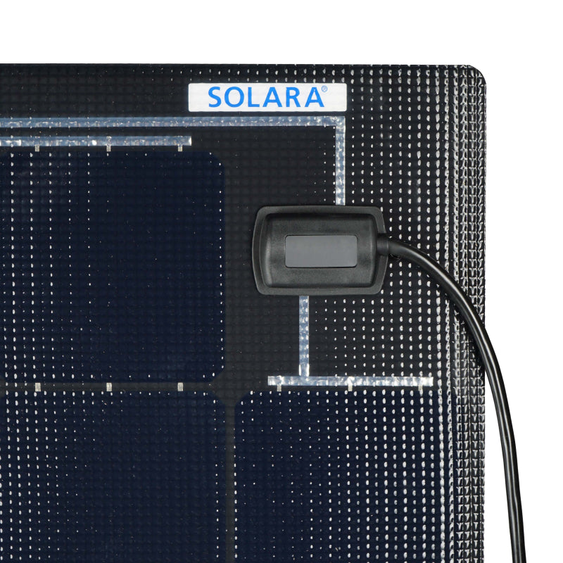 SOLARA Power M-Serie S705M43 Marine160Wp Kabelausgang Vorderseite – Marine Infinite Shop (4/4)
