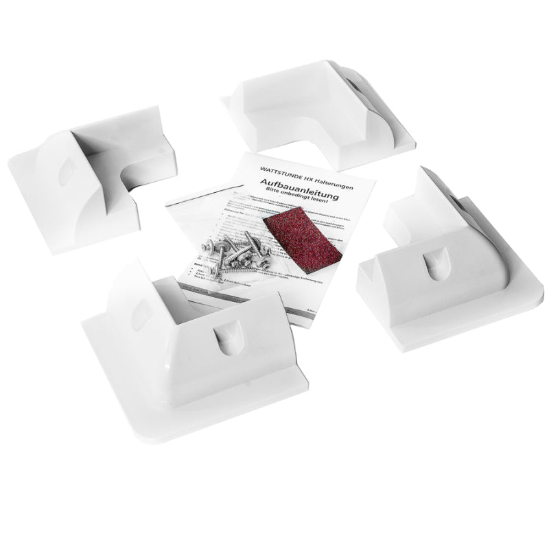 Solarmodul Halteecken für Wohnmobil HXE/W ABS Kunststoff weiss – Marine Infinite Shop (1/3)