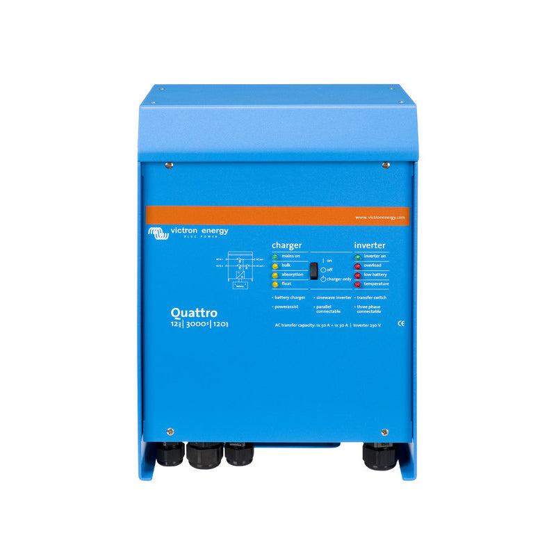 Victron Quattro 12/3000/120-50/50 Wechselrichter 2400W und Ladegerät
