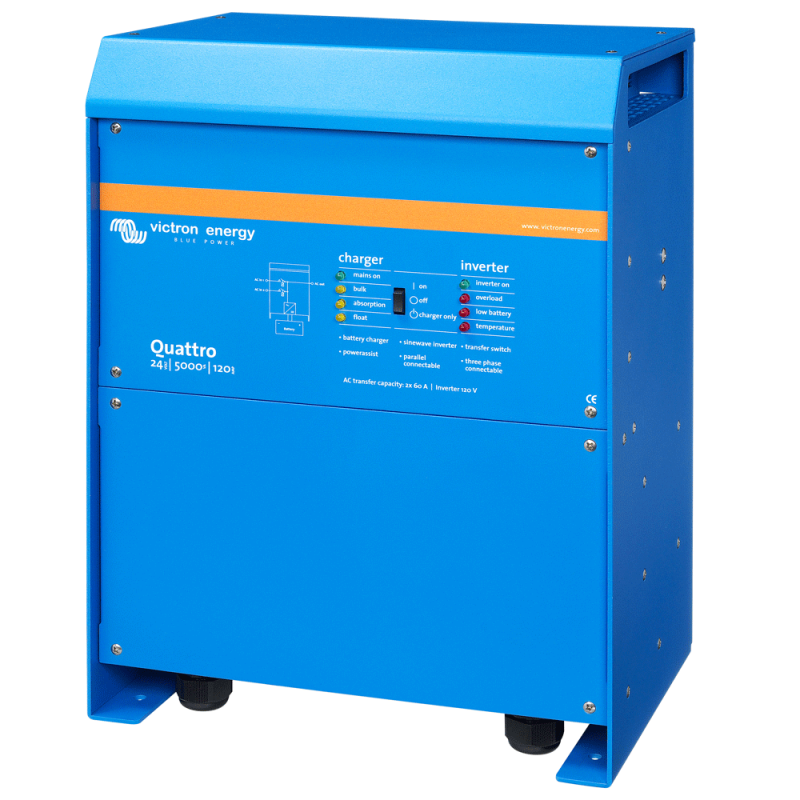 Victron Quattro 24/8000/200 Wechselrichter 6500W und Ladegerät 24V – Marine Infinite Shop (2/2)