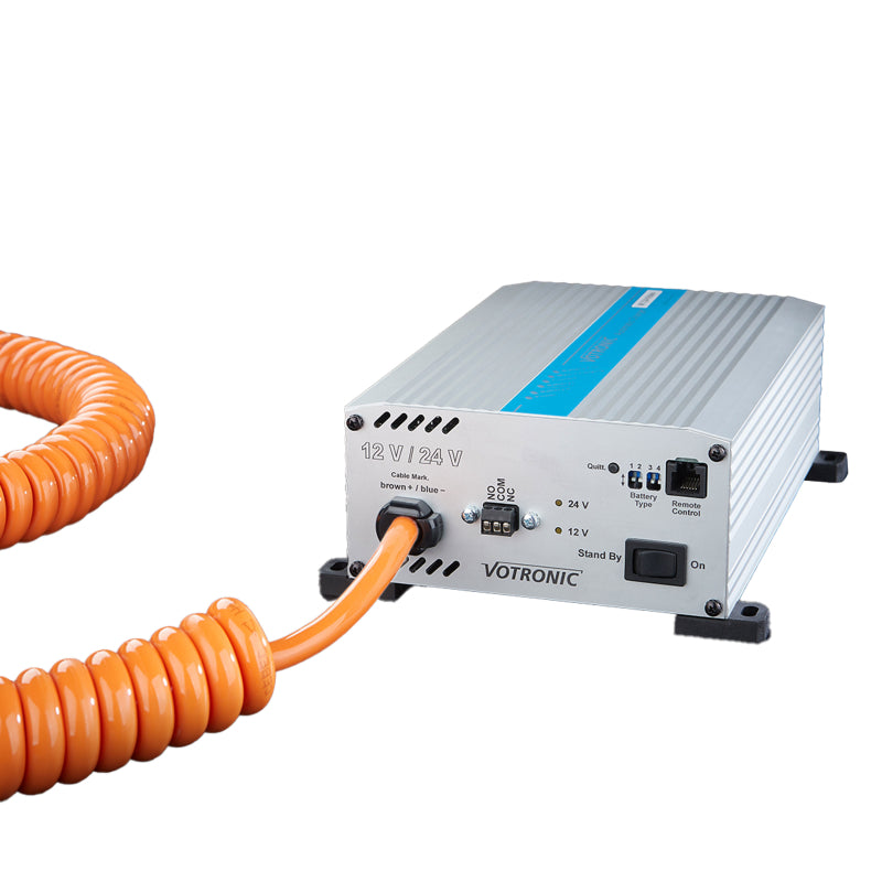 Votronic Automatic Charger VAC 1224 -16 Station mit Spiralkabel 5m - 0524 – Marine Infinite Shop (2/3)