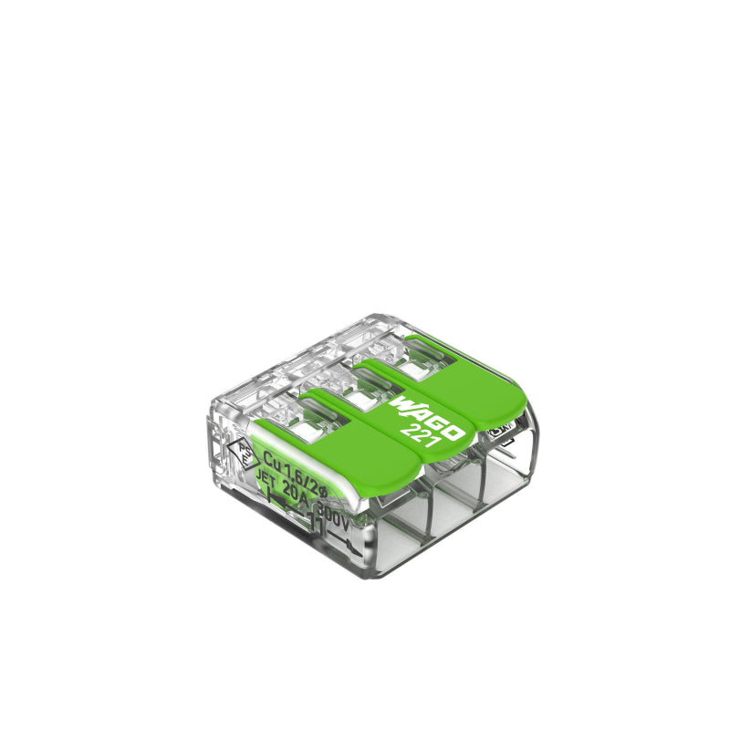 WAGO Verbindungsklemme Green Range flexibel bis 4mm² - 221-423 | 50er Pack – Marine Infinite Shop (2/7)