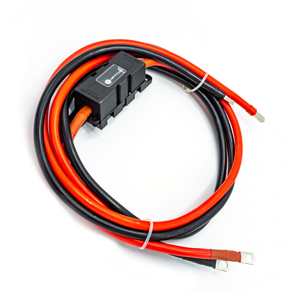 WATTSTUNDE® 25 mm² Connection Cable BAKA25-FH 100 cm with ANM High-Current Fuse Holder