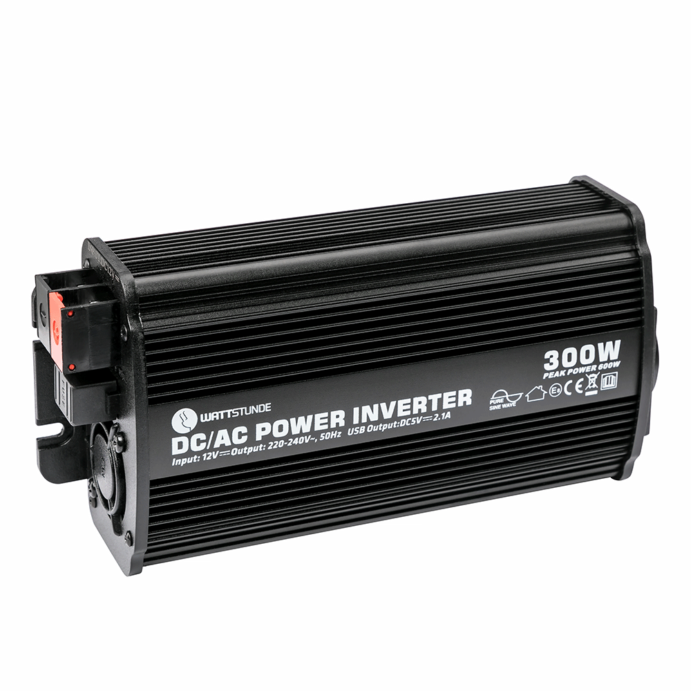 WATTSTUNDE® 300 W / 600 W 12 V Sine Wave Inverter WS12/300SI