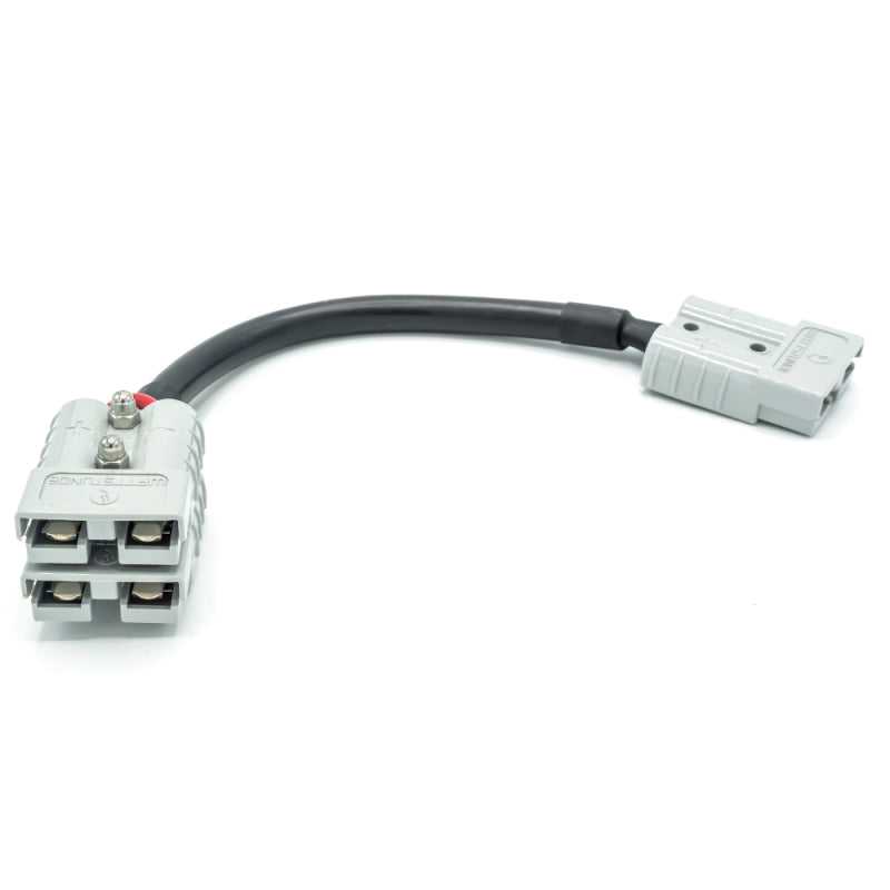 WATTSTUNDE® Adapterkabel (2x)4 mm² A50/2x A50 (Seriell) 20 cm schwarz – Marine Infinite Shop (2/3)