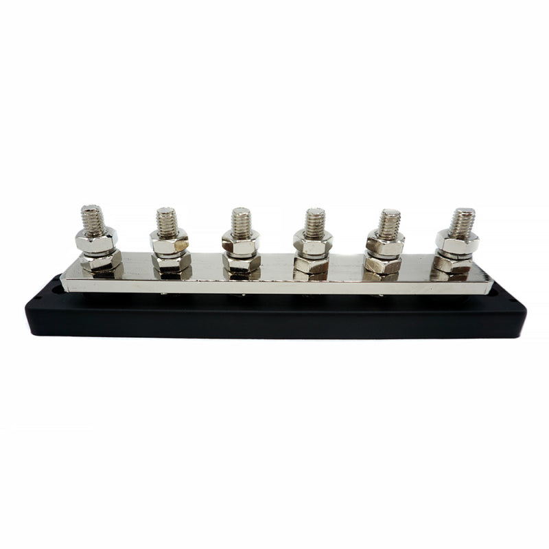 WATTSTUNDE® Busbar 6xM8 150 A / 70 V schwarz – Marine Infinite Shop (2/5)