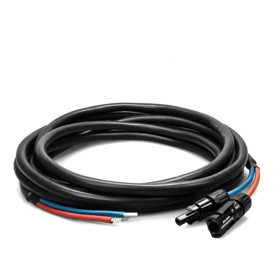 WATTSTUNDE® DAC 6.3 Connection Cable Solar Panel to Charge Controller 3 Meters 2 x 6 mm²