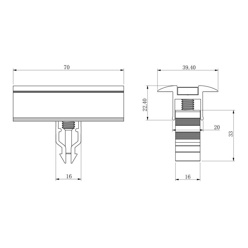 WATTSTUNDE® Hausdachhalterung Mittelklemmen + Verbinder – Marine Infinite Shop (6/7)