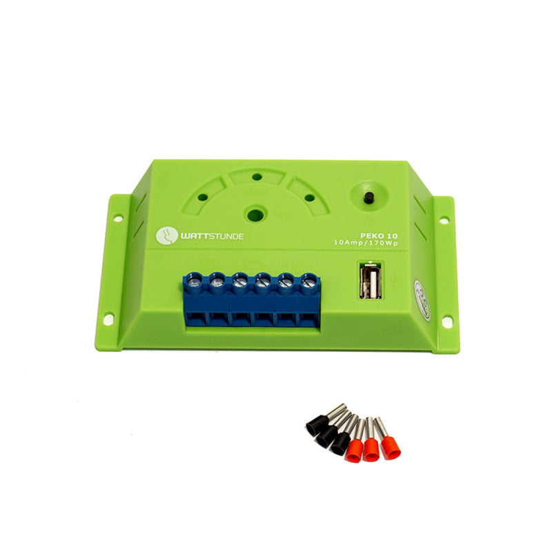 WATTSTUNDE® 10A solar charge controller PEKO10