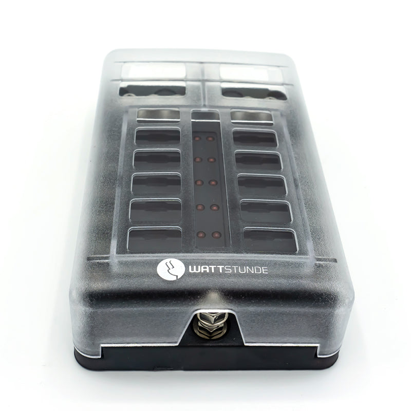 WATTSTUNDE® Plus Distributor 12 mit je 4 x 5 A, 10 A, 15 A, 20 A Flachsicherungen – Marine Infinite Shop (4/7)