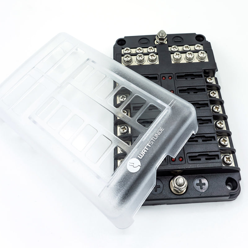 WATTSTUNDE® Plus Distributor 12 mit je 4 x 5 A, 10 A, 15 A, 20 A Flachsicherungen – Marine Infinite Shop (6/7)