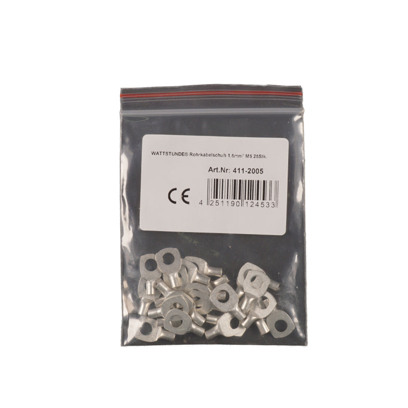 WATTSTUNDE® Rohrkabelschuh 1,5 mm² M5 25 Stk. – Marine Infinite Shop (1/2)