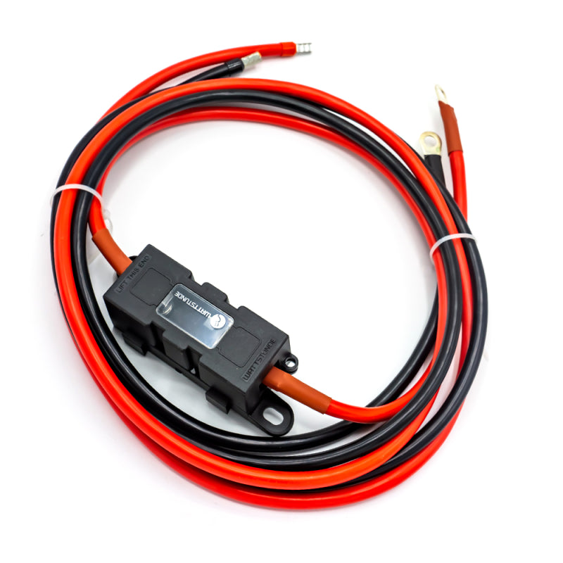 WATTSTUNDE® Sicherungskabel (mit Sicherungshalter) 2 x16 mm² M8/Aderendhülse 2 m rot/schwarz – Marine Infinite Shop (2/6)