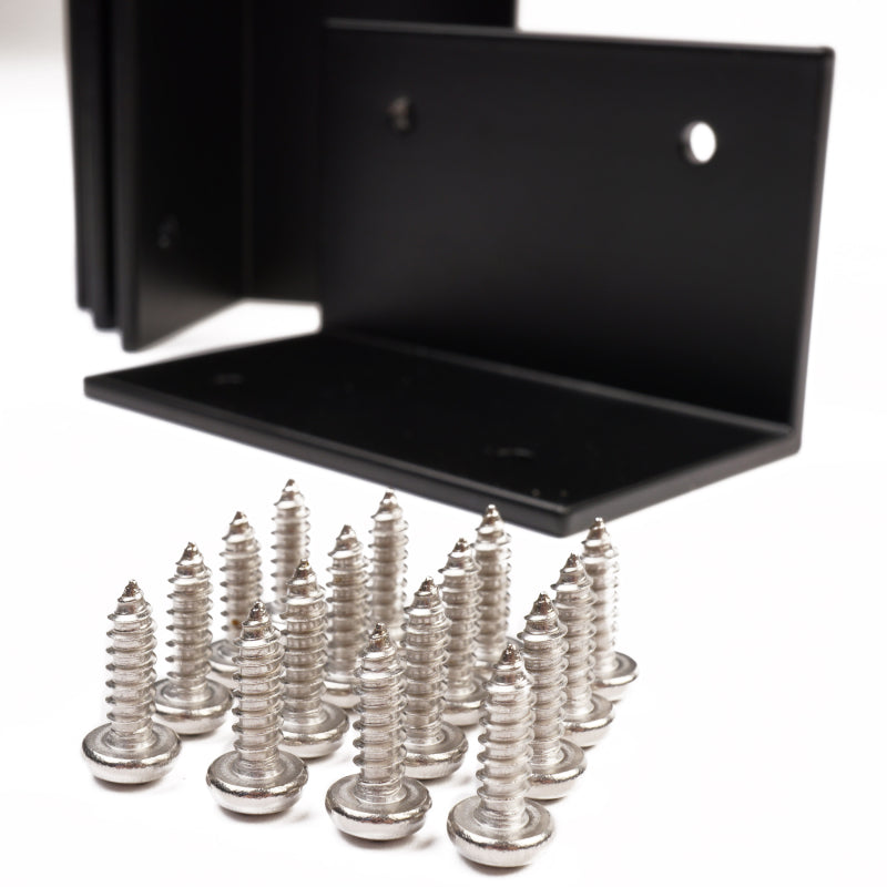 WATTSTUNDE® Solarmodul Halterung 4x L-Profil HSP100 schwarz – Marine Infinite Shop (3/3)