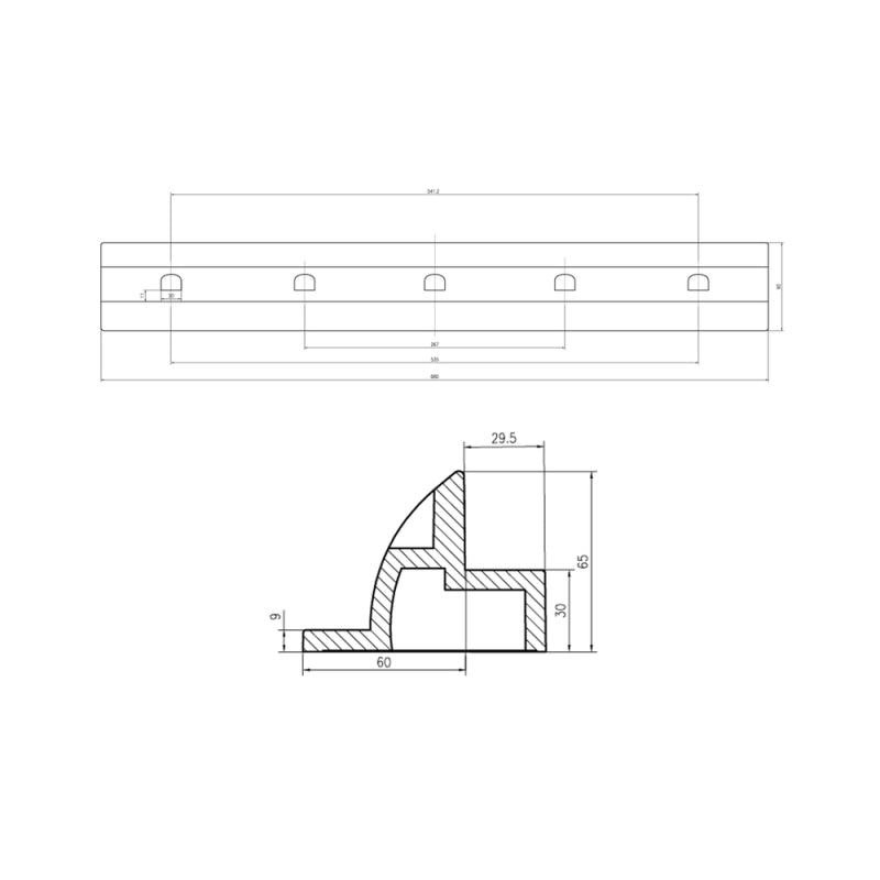 WATTSTUNDE® Solarmodul Halterung HXH68/W ASA Kunststoff weiß – Marine Infinite Shop (4/5)