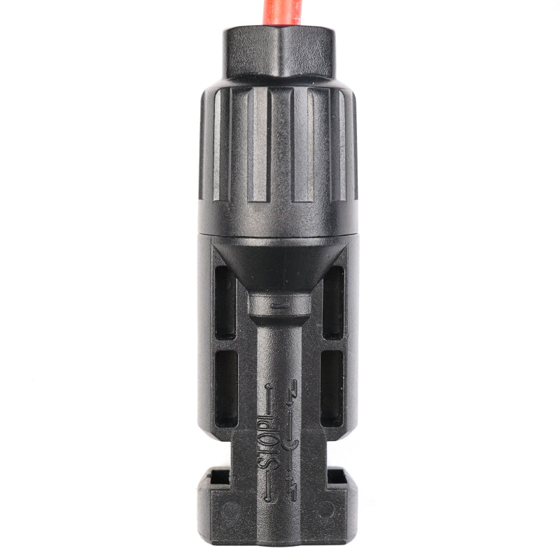 WATTSTUNDE® Verlängerungskabel (2x) 6 mm² Typ-MC4/Typ-MC4 5 m schwarz