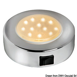 Batysistem Deckenleuchte Sun ABS, verchromt 10 LED – Marine Infinite Shop