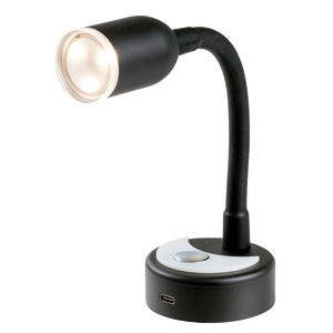 LED-Schwenklampe, schwarz 240mm – Marine Infinite Shop