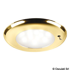 SOLE LED-Einbau-Deckenleuchte, goldfarben – Marine Infinite Shop