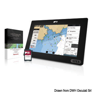 Leuchtturmkarte RAYMARINE Mittelmeer – Marine Infinite Shop