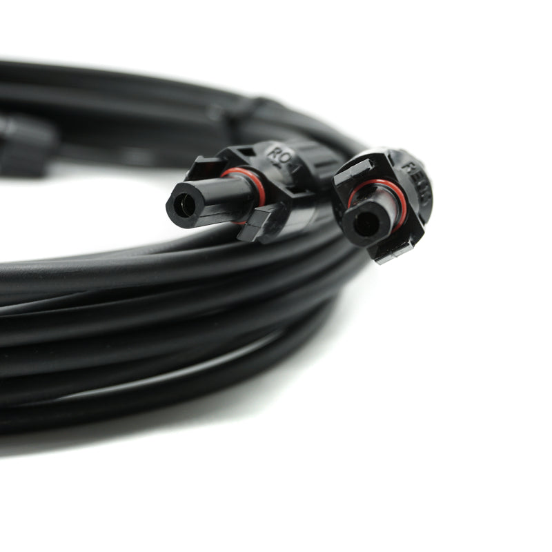 WATTSTUNDE® Solarverlängerungskabel 2x4 mm² Typ-MC4/Typ-MC4 3 m schwarz – Marine Infinite Shop (4/5)